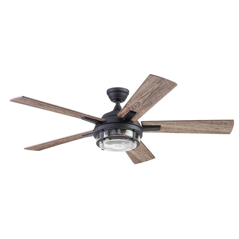 Freyr 52" Indoor and Outdoor Ceiling Fan with LED Light