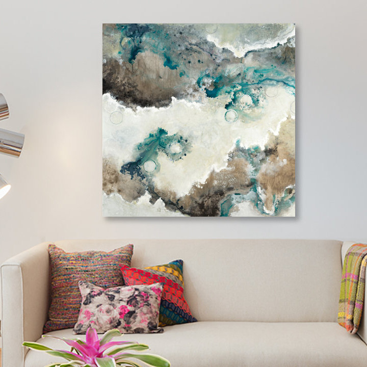 « next wave », reproduction sur toile, H 12 po x l 12 po x P 1,5 po, Pas de tapis, Toile tendue