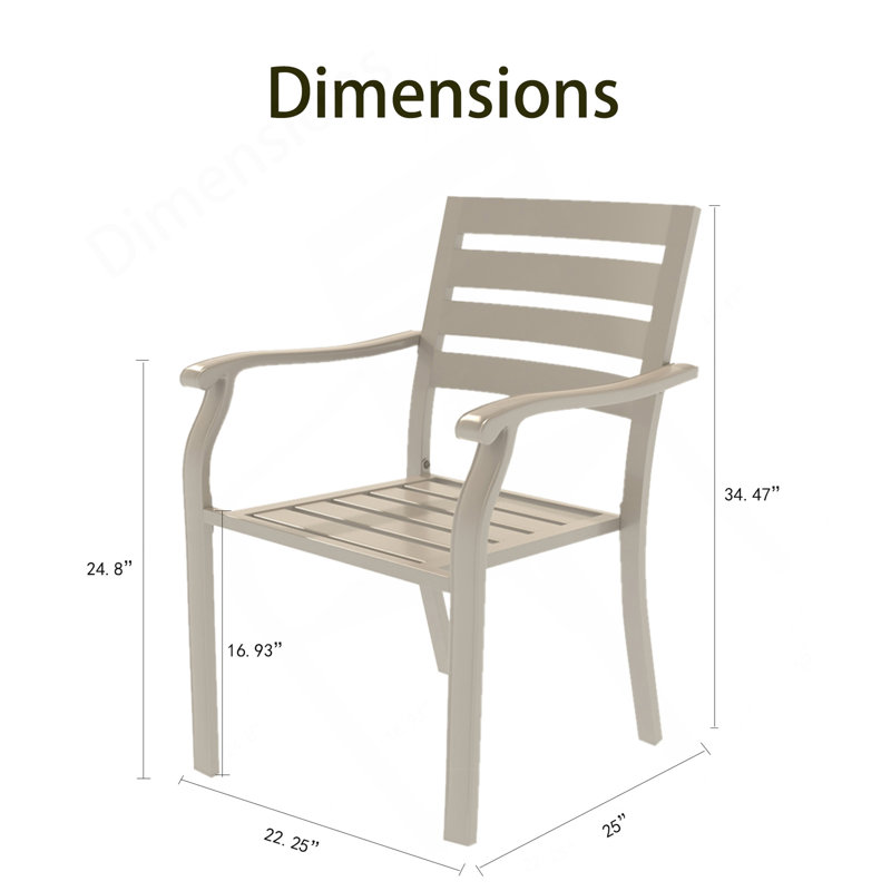 Vrshwo Lron Terrace Dining Chairs, A Set Of 2 Outdoor Chairs, Metal Chairs, All-Weather Outdoor Metal Dining Chairs, Suitable For Gardens, Terraces, And Swimming Pool