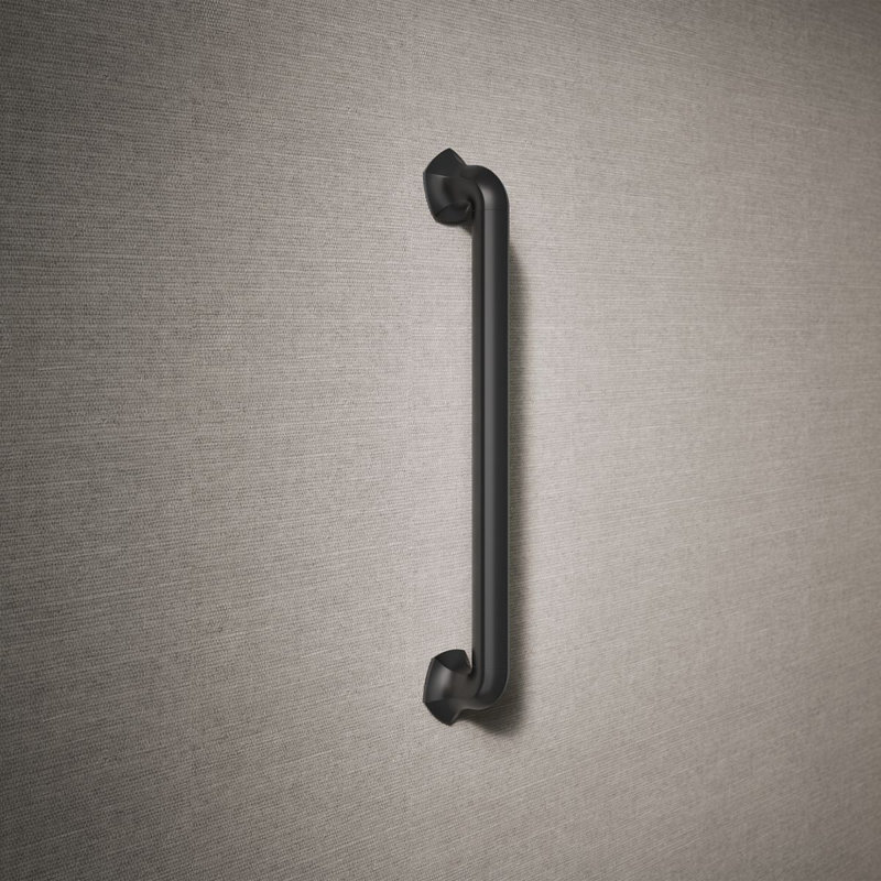Barre d'appui occasion, Noir mat, H 2,69 po x l 18 po