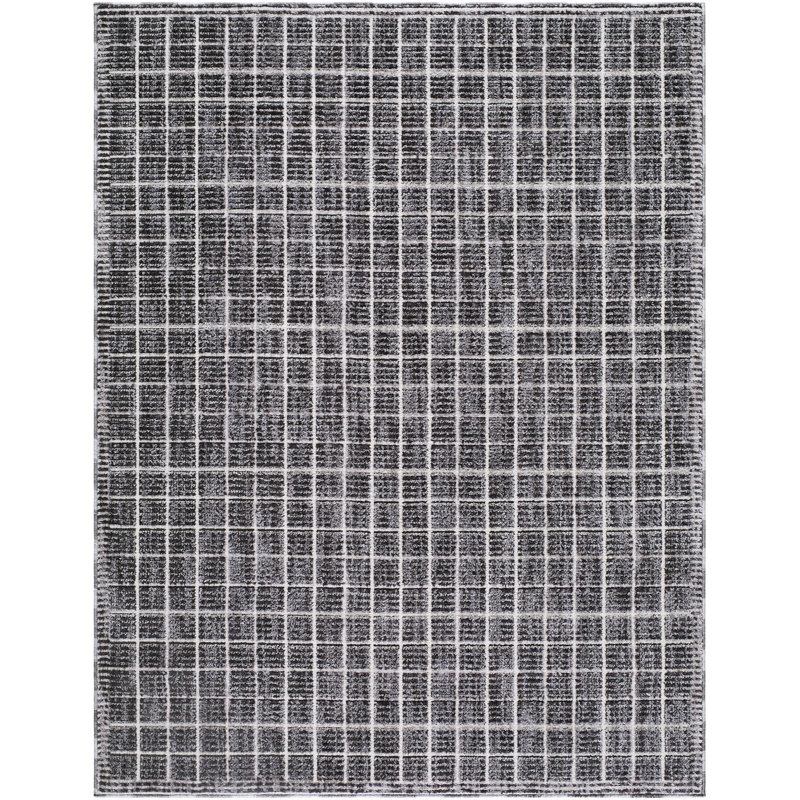 ELLE Decor X Livabliss Odeon Machine Woven Rug, Rectangle 5'3" x 7', Ivory