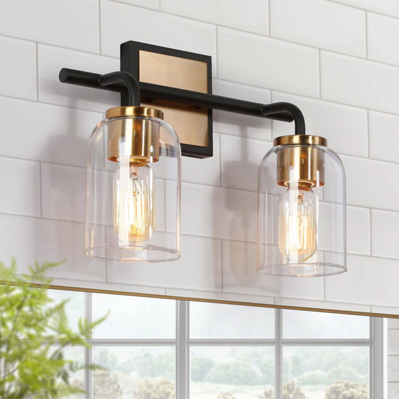 Éclairage de salle de bain à intensité variable 2 lumières Hazella