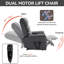 Fauteuil inclinable Power Lift à double moteur et à deux positions Leatherair-656899695