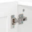 Armoire de rangement murale empilable, P 11,81 po x l 31,50 po x H 29,92 po, blanc