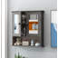 Armoire à pharmacie à miroir murale l 22 po H 23 po Reshia