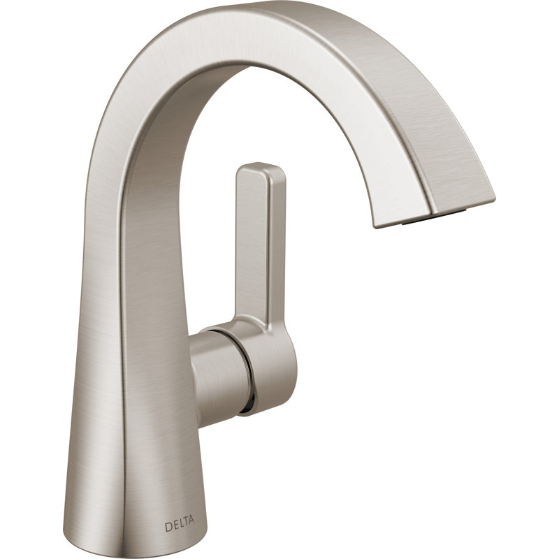 Single Handle Bathroom Faucet, Stainless
