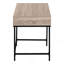 Bureau d'ordinateur, bureau personnel, ordinateur portable, tiroirs de rangement, travail, métal noir, contemporain, moderne-1197245799-1197245820