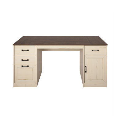 Hitchin 61'' Wide 4 Drawer Modern Farmhouse Writing Desk