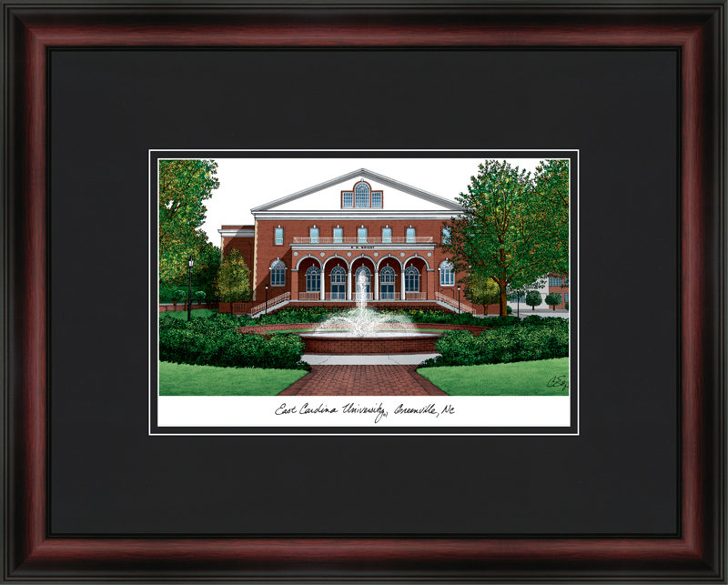 Cadre photo pour lithographie ncaa east caroline