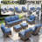 Wyland Industrial Style Outdoor Wicker Patio Chairs Set Of 2-839303326