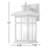 2-pack Motion Sensor Seeded Glass Outdoor Wall Lantern