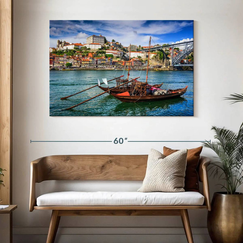 Hannes Douro River Fishing Boats, 32" H x 48" W