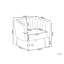 Jairo Velvet Barrel Chair-240308928
