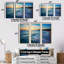 Tranquil Shores Sunset Beach Horizon V - Art mural plage-48755010-48755009
