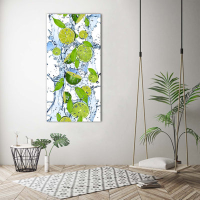 Limonka And Water - Wrapped Canvas Print
