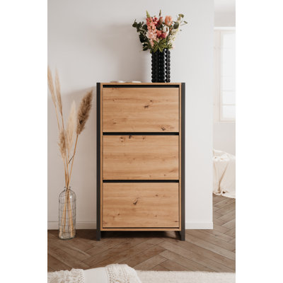 6 Pair Flip Down Shoe Storage