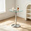 Tables de bout Modern, table d'appoint en verre trempé de 23,62 po pour la maison-1386124642