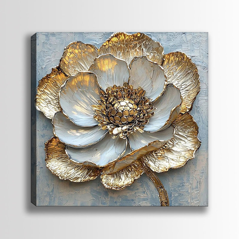 Peinture décorative sur toile, 27.6" H x 27.6" W