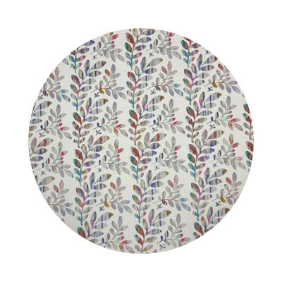 Tuileries Vegan Leather Round Pebble Placemat
