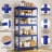 Tevis 60" H x 27.5" W x 12" D 5 Tiers Boltless Adjustable Storage Shelf Goods Rack-1090805078