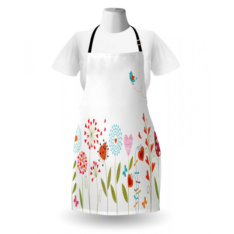 Floral Bib Apron