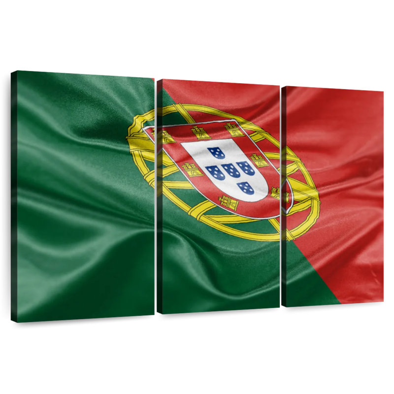 Drapeau national du Portugal, H 24 po x l 38 po