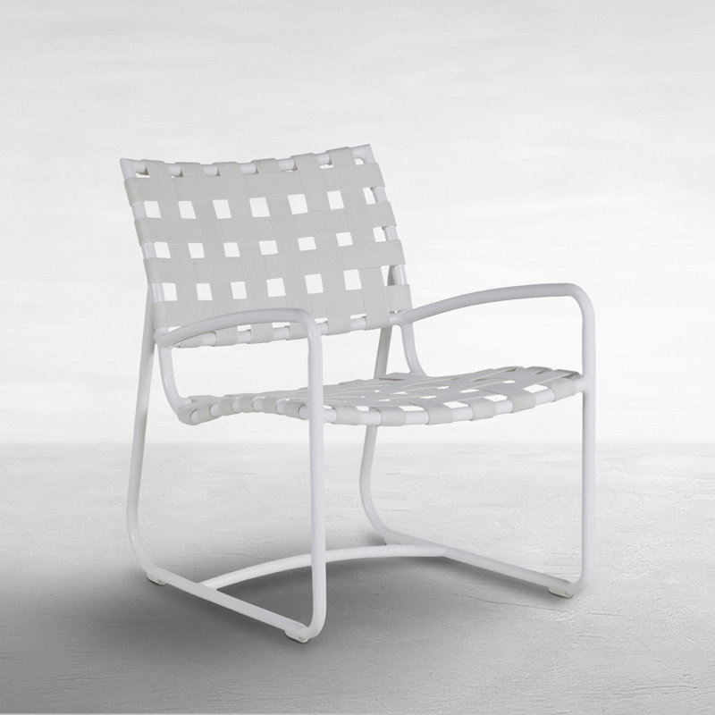Catalina Patio Chair, Chalk/White