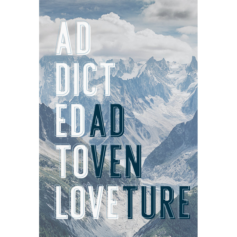 Add Add to Love Adventure 2883693, Pas de tapis, H 48 po x l 32 po, Papier avec cadre photo en érable