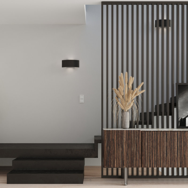 Wall lamp MAGNUS white, Black