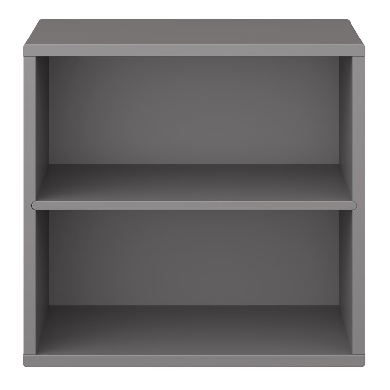 Keep 43 cm H x 45 cm W Standard Bookcase, Graphite