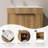 30" Freestanding Single Bathroom Vanity Set With White Integrated Ceramic Sink And Soft-Close Doors In Natural Oak-4456128