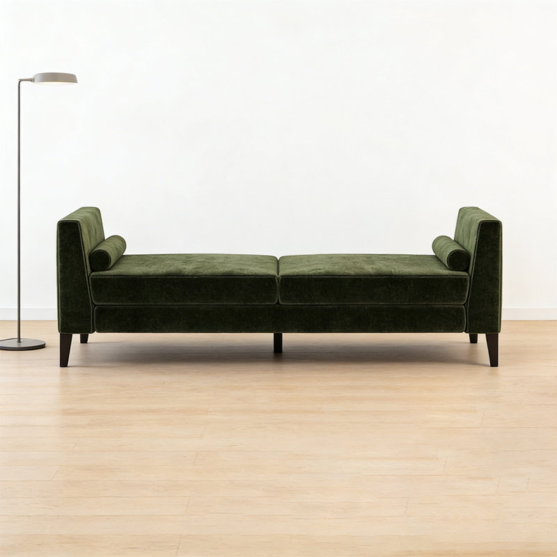 Olive green Upholstered Bench