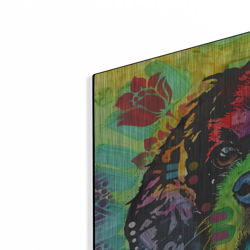 Winston Porter «As Big As Life» par Dean Russo Studios, art mural en métal, H 24 po x l 36 po