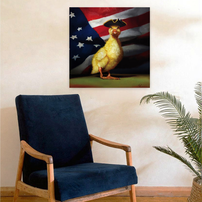 «The Patriot Contemporary Duck», art urbain, H 24 po x l 24 po