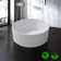 49.2'' x 49.2'' Freestanding Soaking Solid Surface Bathtub