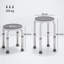 HOMCOM 360 Degree Swivel Shower Stool with Non-Slip Feet for Disabled, Grey