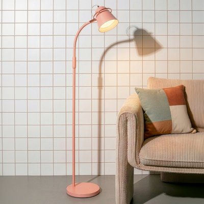 Zoey 65 in. Industrial Dimming and Temperature Adjustable LED Floor Lamp with Cone Shade