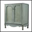 30-Inch Vintage Bathroom Vanity With Ceramic Sink, Antique Knobs, And Adjustable Shelves For Elegant Storage Solutions