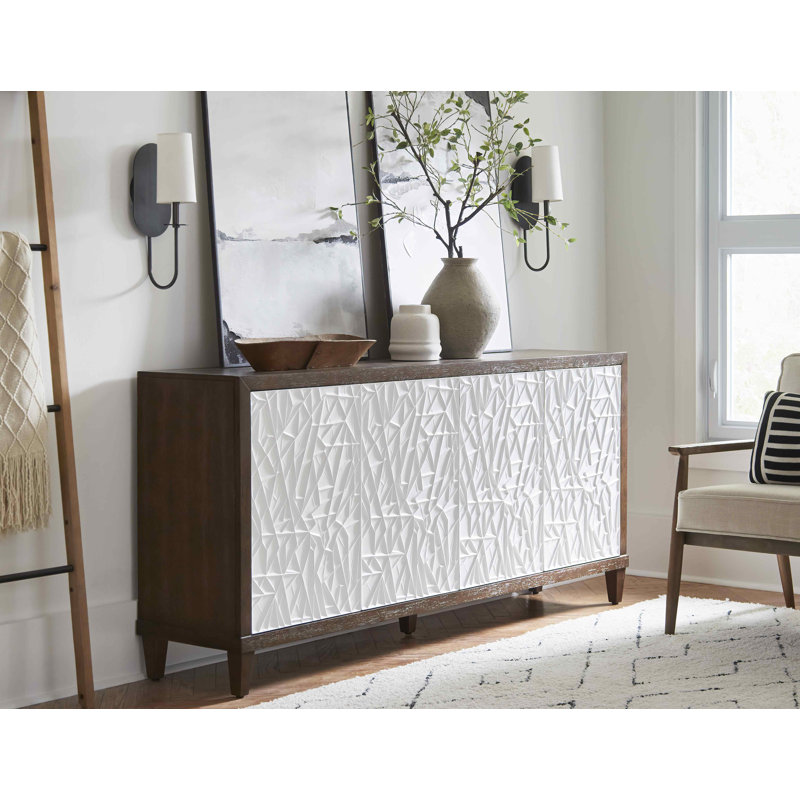 Jisell 80'' Console Table, Brown