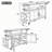 Foldable Outdoor Kitchen Island With Lockable Wheels And Towel Rack-1490729534