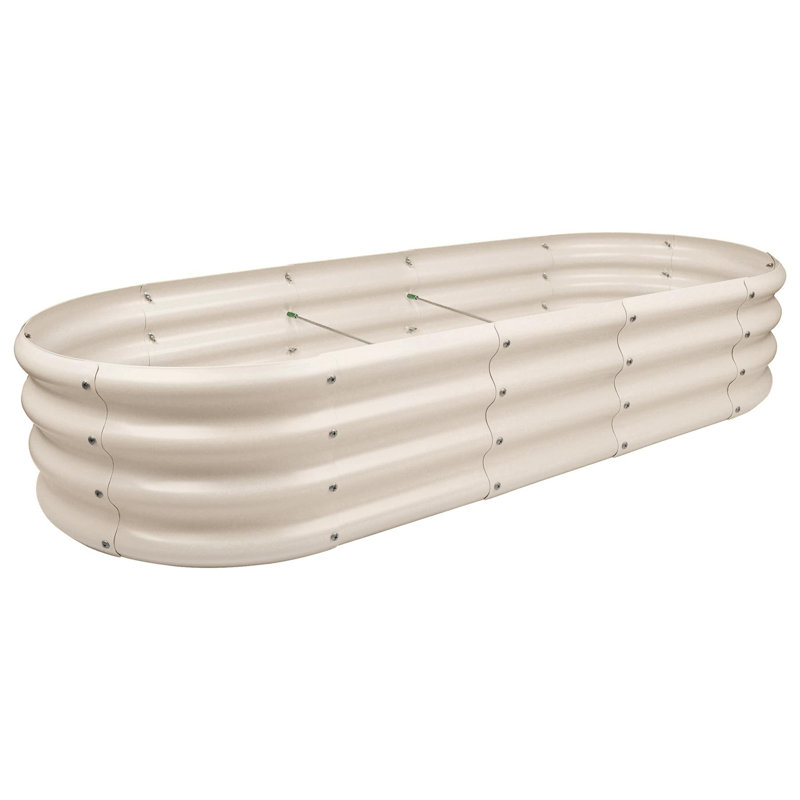 Metal Raised Garden Bed, 1, 30cm H x 180cm W x 90cm D