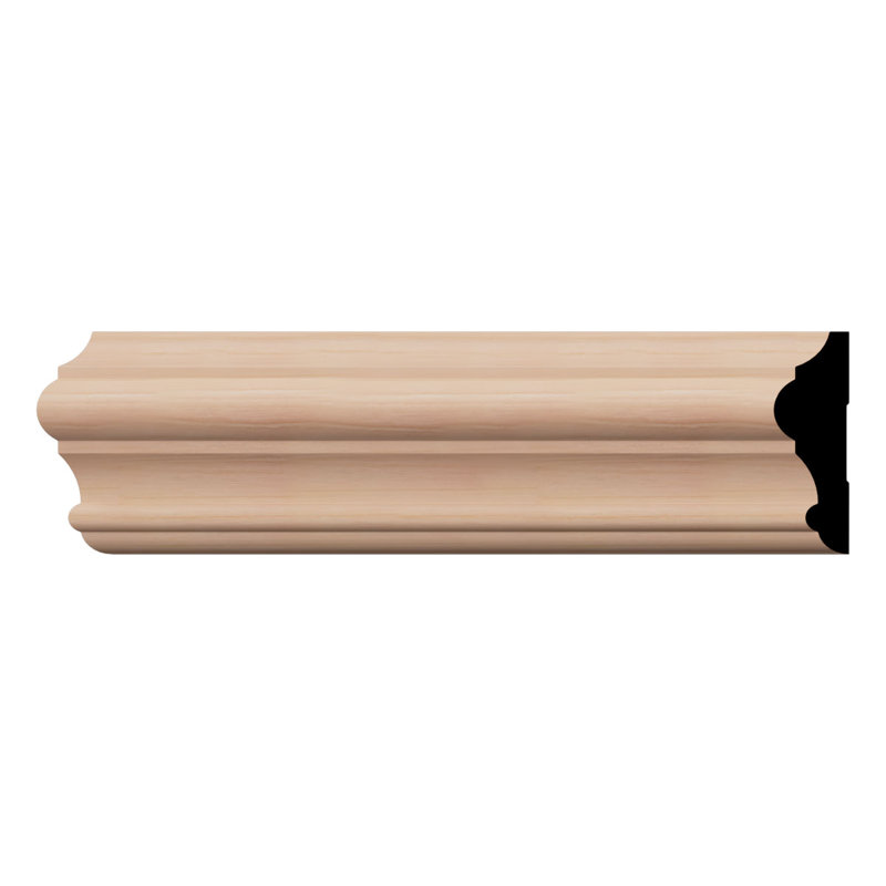 Cherry Solid Wood Chair Rail Moulding, 96" Length
