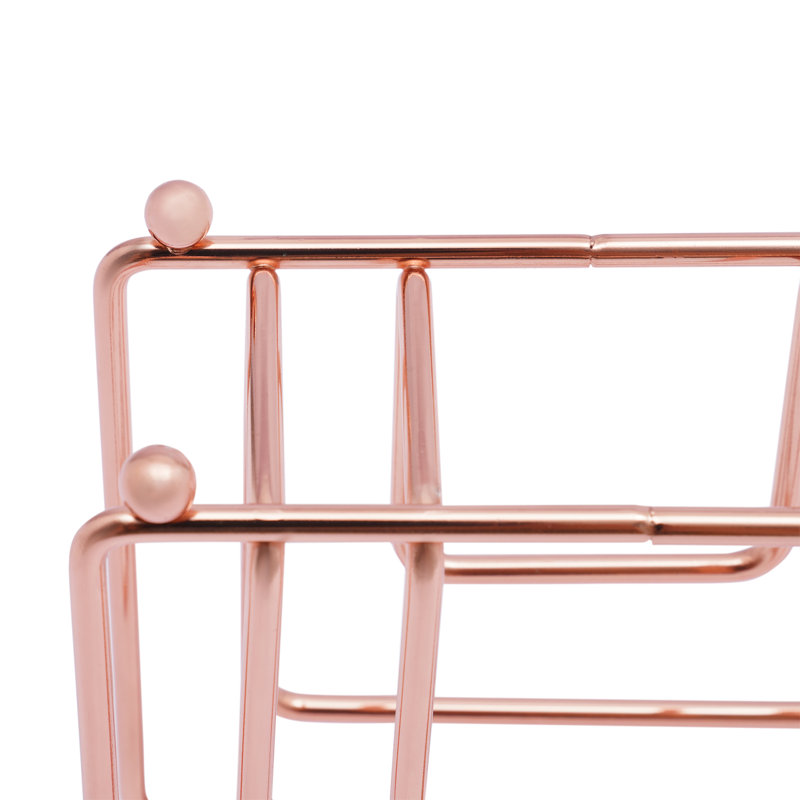 Porte-serviettes de table Clayhatchee, Or rose
