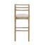 Tabouret de bar avec dossier échelle (ensemble de 2)-38896522