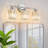 Kyneisha Modern Chrome 3-Light Crystal Vanity Light Vertical Bathroom Light Fixture Over Mirror for Dressing Table Sink, Compatible with Dimmable Bulbs (Bulbs Not Included)-1311377006-1311377005