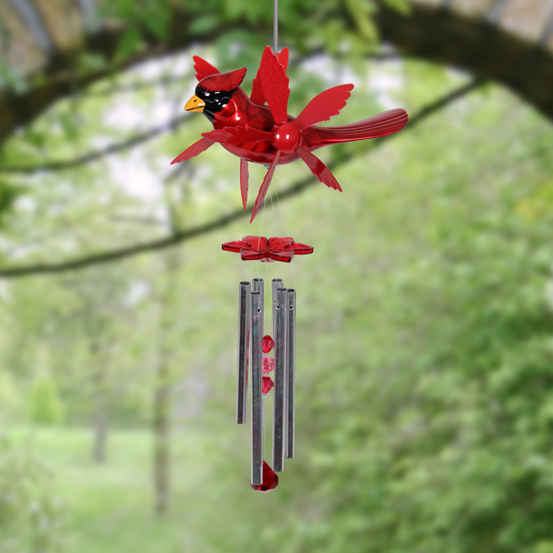 Exhart Cardinal Whirligigs Windchime - Thumbnail 2