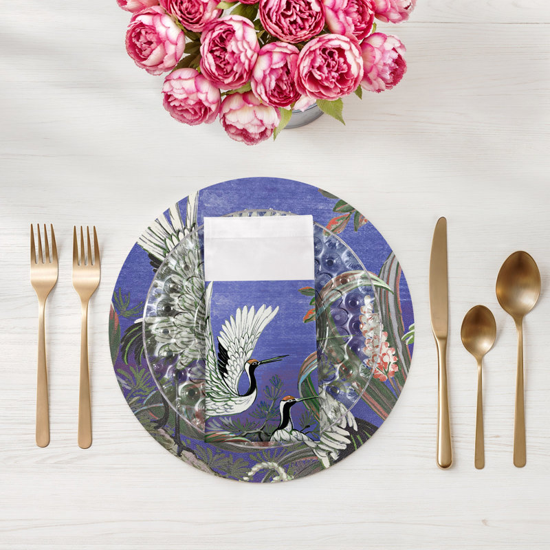Summer Palace Cotton Sateen Dinner Napkins, Norton