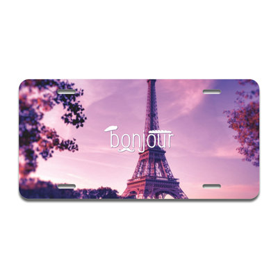 Bonjour Aluminum Plate Frame