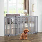 Huxley Wood Free Standing Pet Gate with a Pair of Support Feet