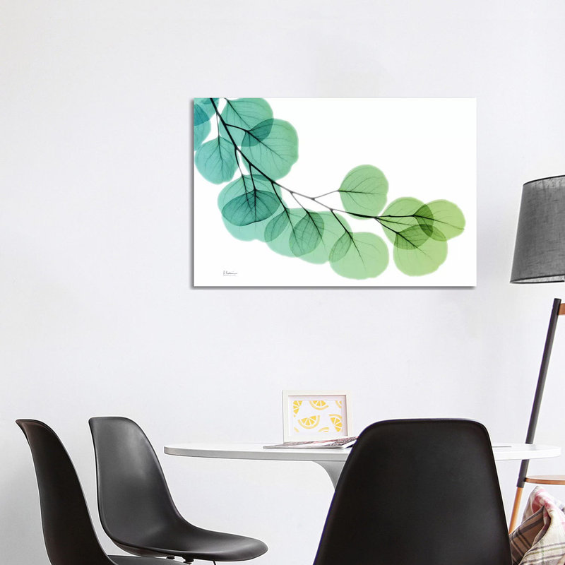Eucalyptus Green Blue 1 Piece Wrapped Canvas Painting, 101.6 cm H x 66.04 cm W x 1.91 cm D